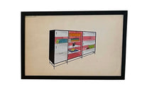 COLLECTION OF SEVEN MID-CENTURY MODERN INTERIOR AND FURNITURE DESIGNS BY ANFOSSI