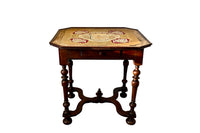 Late 18th Century French Louis XIII Revival Walnut Games Table