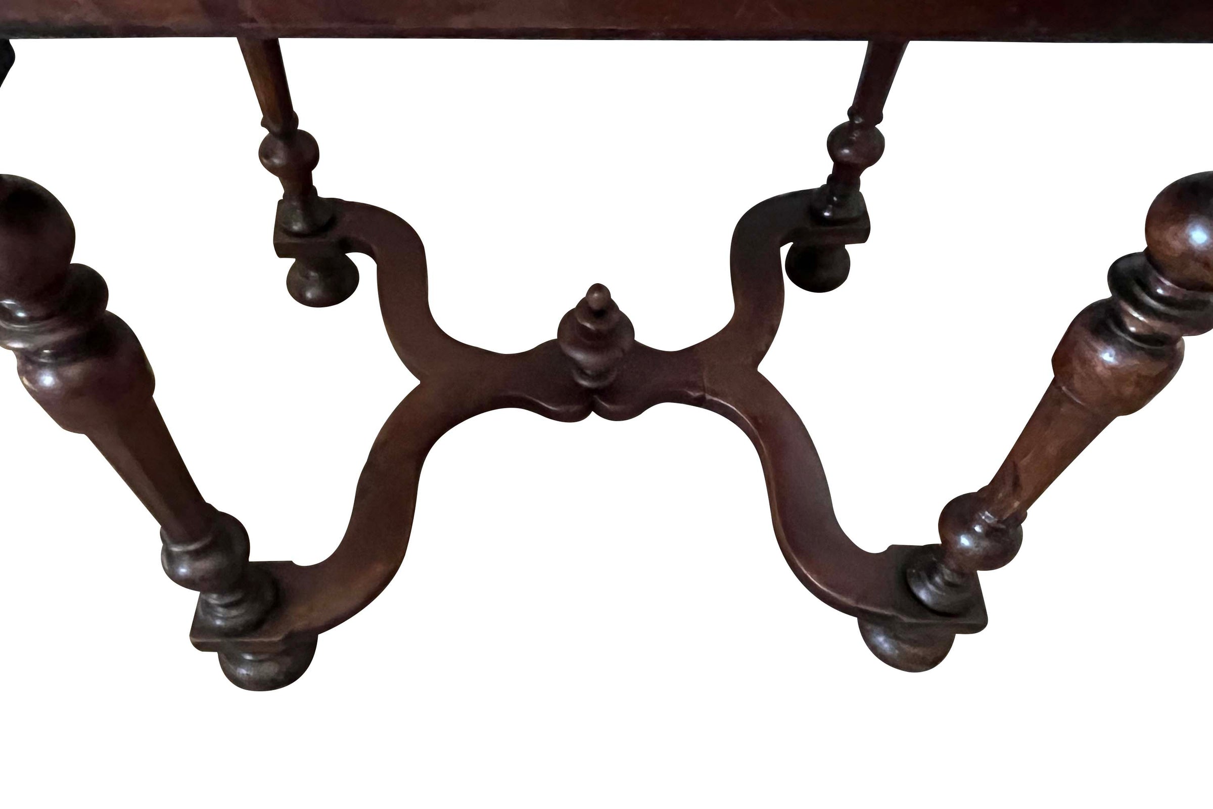 Late 18th Century French Louis XIII Revival Walnut Games Table