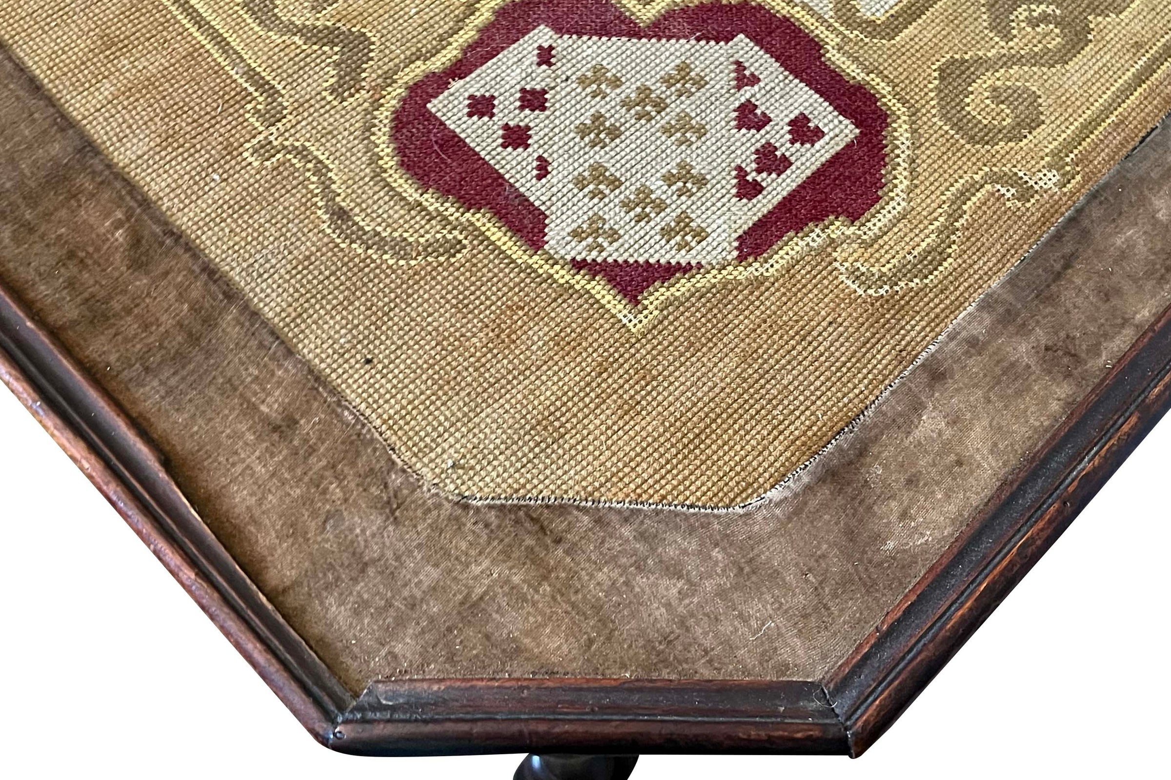 Late 18th Century French Louis XIII Revival Walnut Games Table