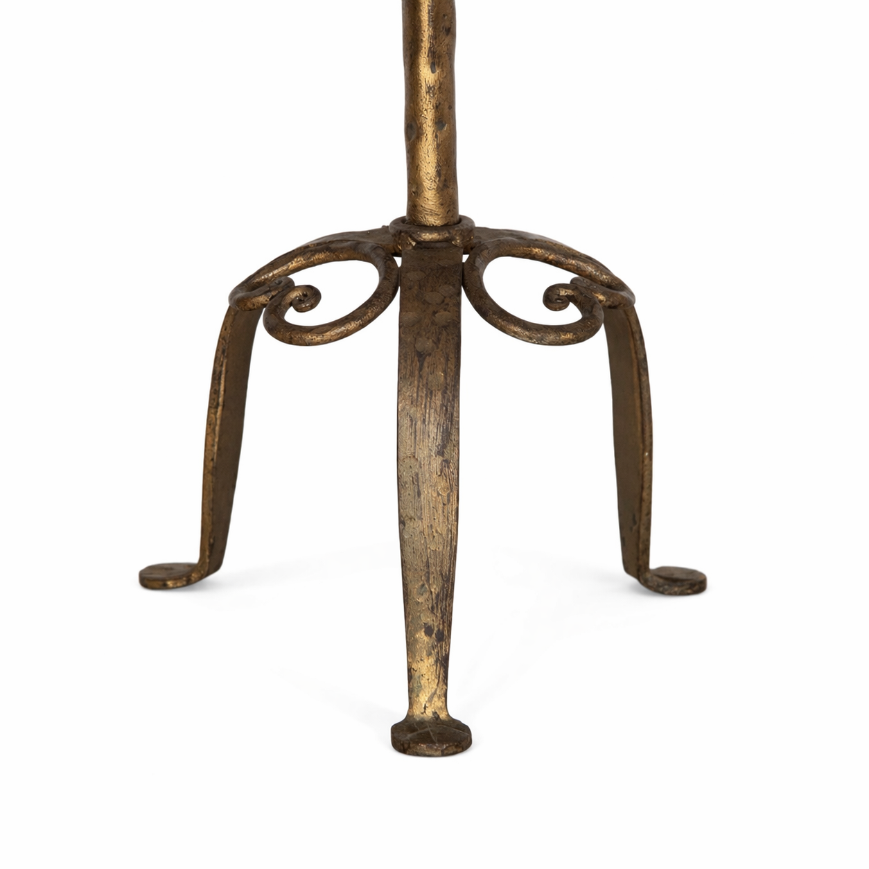 SPANISH GILT IRON TABLE LAMP