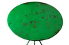 Antique garden table or gueridon with painted green finish 1900 French