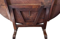 Large antique French walnut vineyard table - French antique Furniture - Antique dining tables