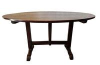 Large antique French walnut vineyard table - French antique Furniture - Antique dining tables