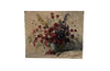 Antique oil painting still life 'Large Bouquet of Flowers In Vase' signed to the lower right by the artist Simon Kramer [Dutch 1940-2015]. 