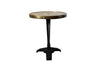 French Art Deco style iron bistro table.