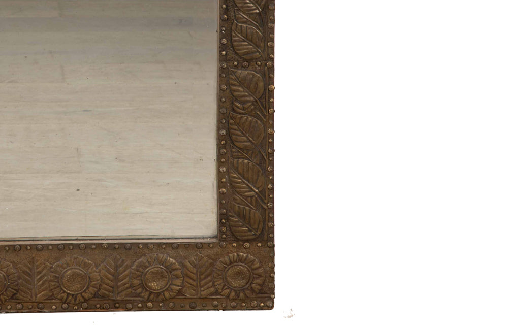 French Aesthetic Movement decorative mirror circa 1900