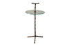 Very stylish and elegant Mid-Century French solid brass and glass martini or side table by Maison Bagues circa 1960.