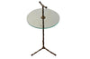 Very stylish and elegant Mid-Century French solid brass and glass martini or side table by Maison Bagues circa 1960.