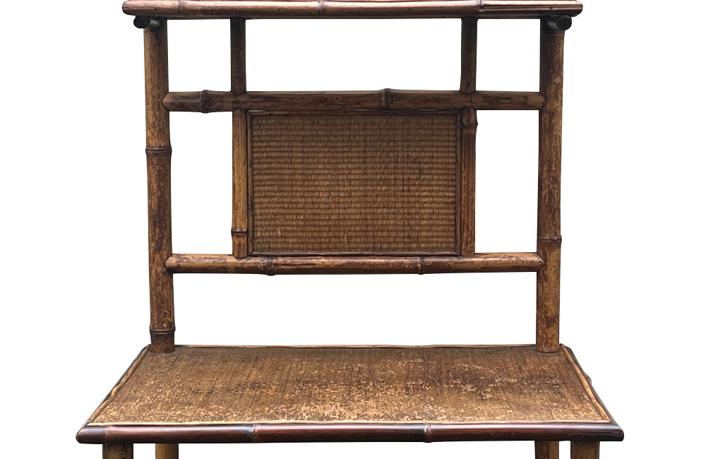 Early 20th French Century Bamboo Display Stand