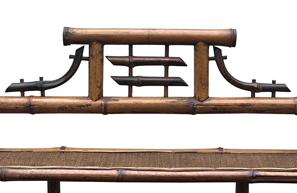 Early 20th French Century Bamboo Display Stand