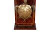 Faux tortoiseshell table lamp with large brass turtle and banding Circa 1970.