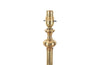 20th century brass floor lamp by Lucien Gau - French antique lighting