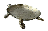 Mid 20th century brass tray in the form of a turtle