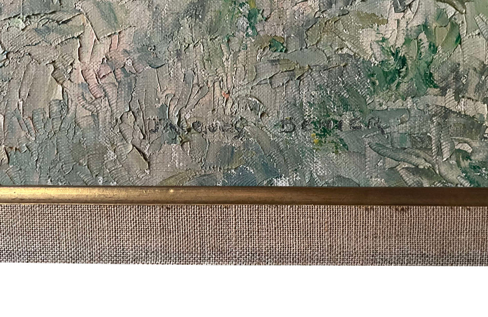 20th Century French oil on canvas painting of a Brittany landscape by Jacques Denier [1894-1983].