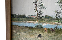 20th Century French oil on canvas painting of a Brittany landscape by Jacques Denier [1894-1983].