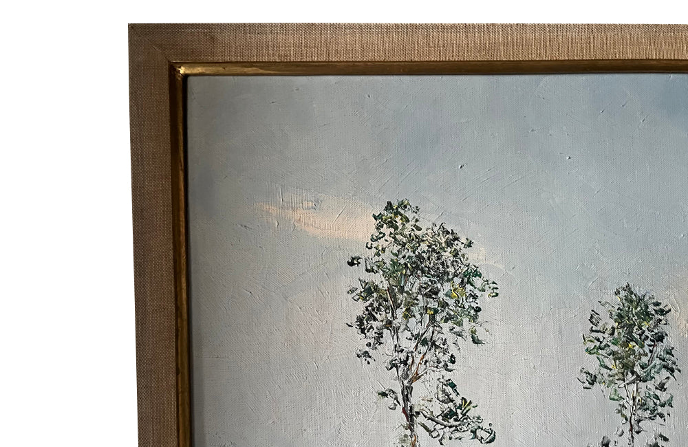 20th Century French oil on canvas painting of a Brittany landscape by Jacques Denier [1894-1983].