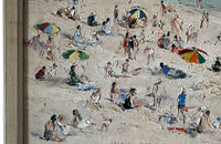 20th Century French oil on canvas painting of a Brittany seaside by Jacques Denier [1894-1983].