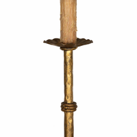 SPANISH GILT IRON TABLE LAMP