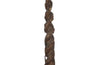 Decorative, carvd wood ecclesiastic Pascal Candle floor lamp. 