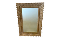 FRENCH SIGNED BOUCHE CARVED FRAMED MIRROR