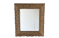 Antique mirror with carved Montparnasse frame. French - Antique French Mirrors