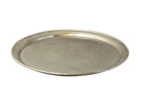 Christofle silverplate French cocktail tray with raised rim