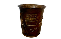 20th Century hand embossed copper 'MOET' champagne bucket.