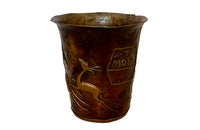 20th Century hand embossed copper 'MOET' champagne bucket.