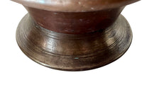 Antique wine cooler or champagne vasque in copper and brass. French antiques. 