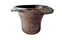 Copper champagne or ice bucket decorated with the armorial crest and coat of arms of King Henry IV - French antiques