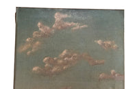 Colourful 20th Century French oil on canvas landscape painting of a countryside.