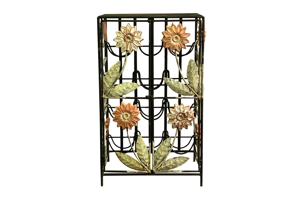 Decorative and quirky 20th Century French lockable wine cage.