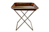 Large 20th century Dior style barware cocktail folding tray table