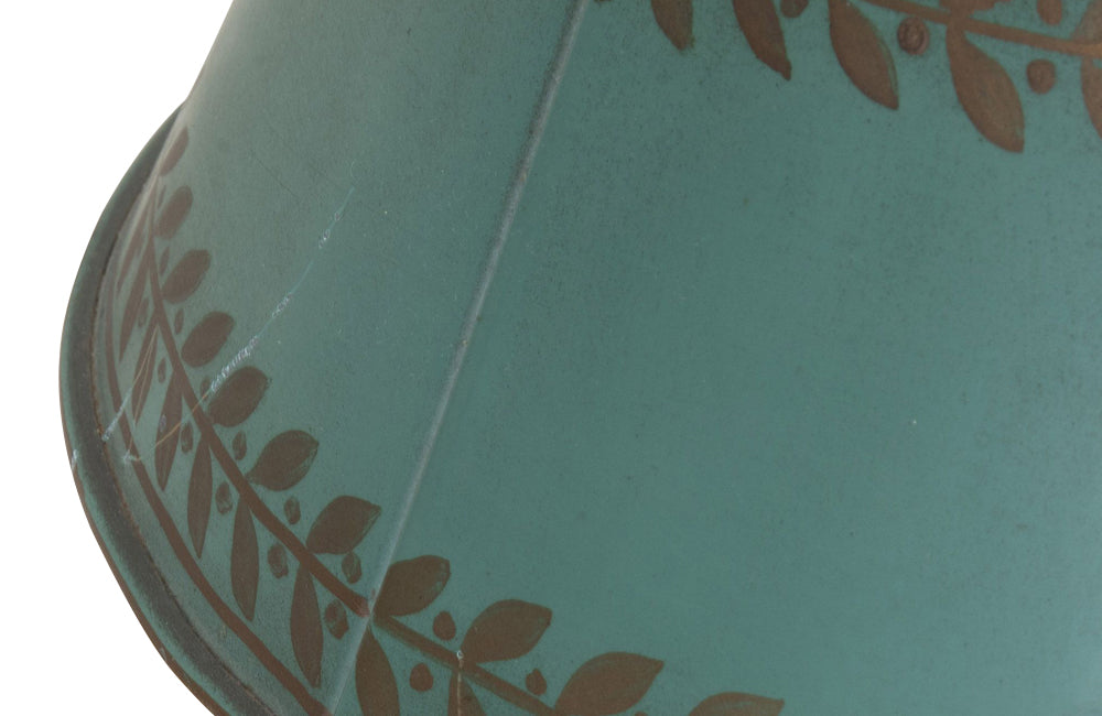 Elegant mid-20th Century French silver-plated bouillotte table lamp.