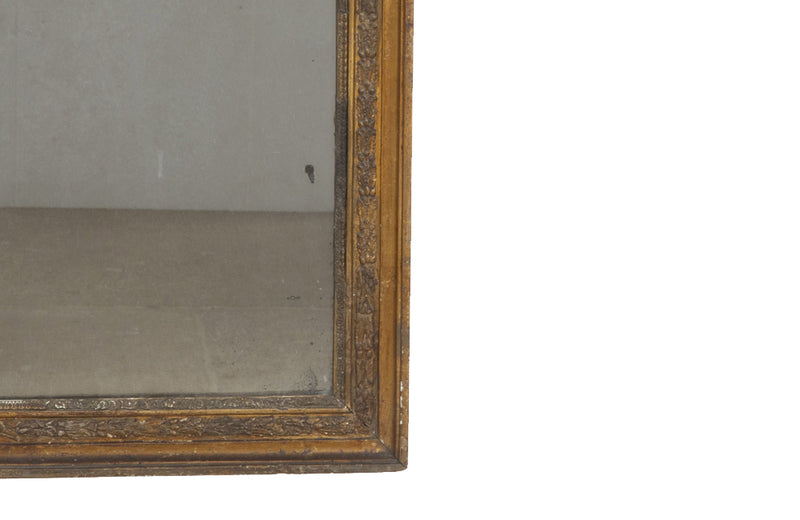 Very rare and charming early 19th Century French trumeau mirror.