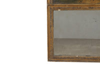 Very rare and charming early 19th Century French trumeau mirror.