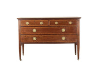 Early 20th Century English Georgian Revival commode of lovely proportions.