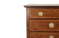 Early 20th Century English Georgian Revival commode of lovely proportions.