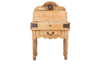 Substantial French butcher's block (billot de boucher) dating from the early 20th Century.