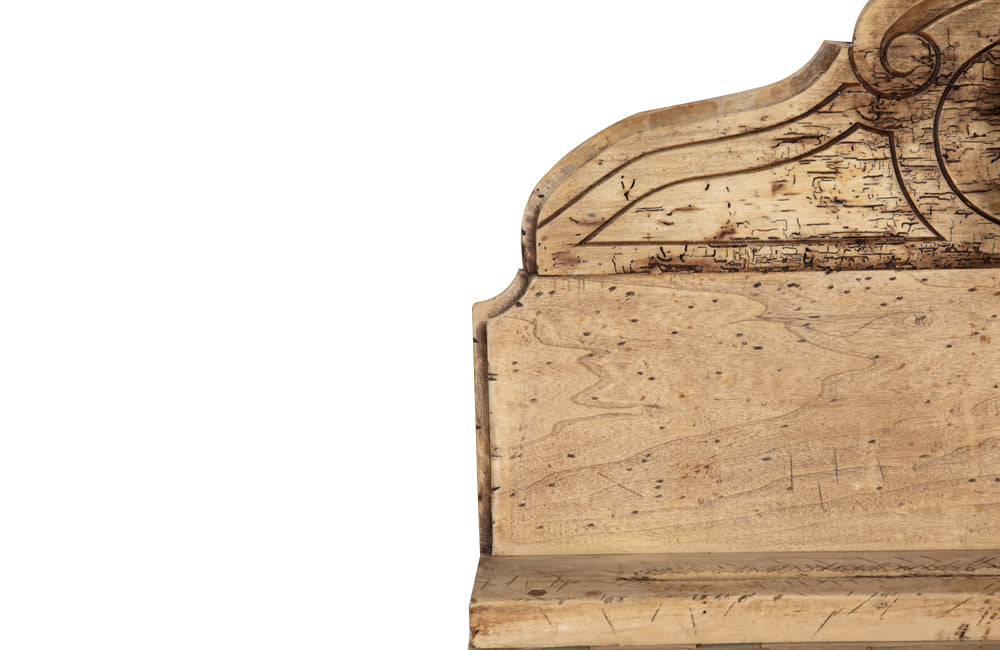 Substantial French butcher's block (billot de boucher) dating from the early 20th Century.