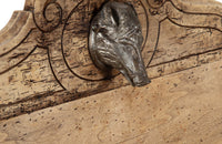 Substantial French butcher's block (billot de boucher) dating from the early 20th Century.