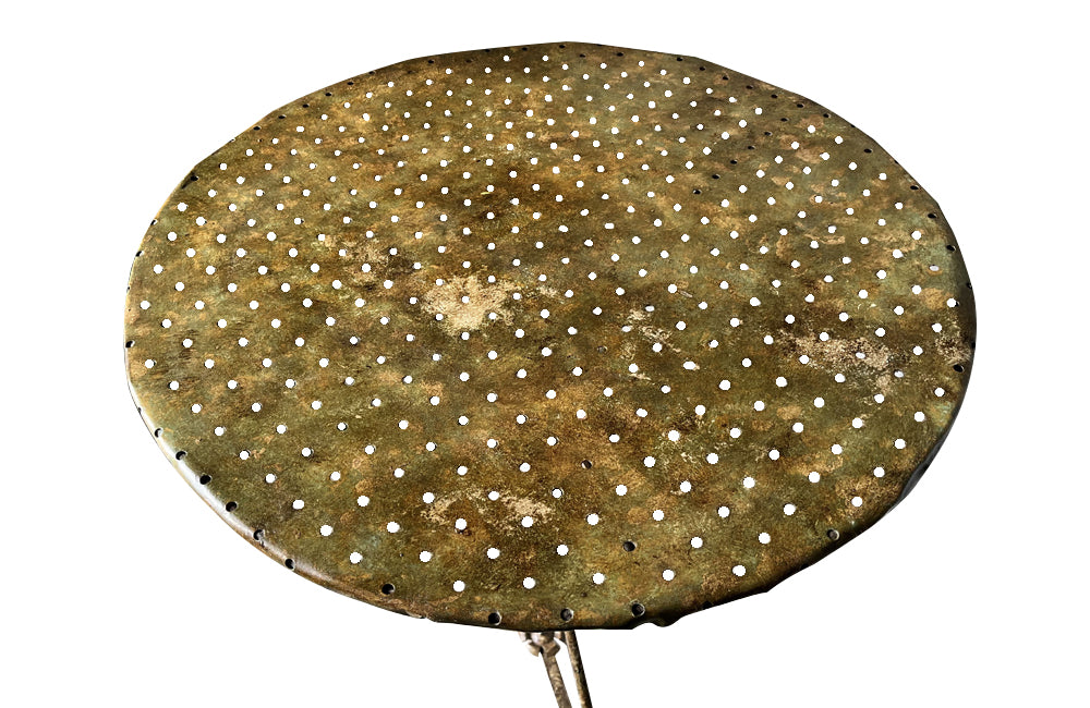 Early 20th Century French Painted Iron Guéridon