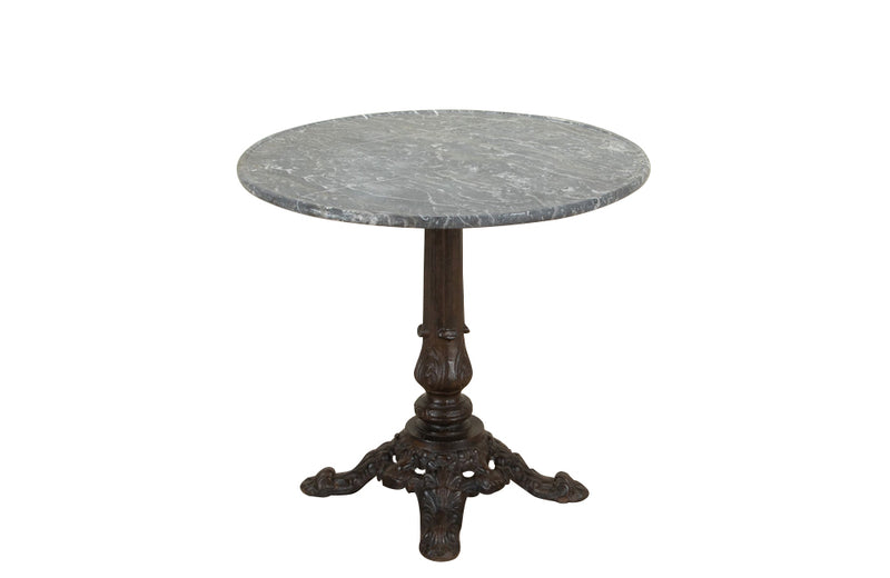 Antique table cast iron orangery centre table. French antique furniture