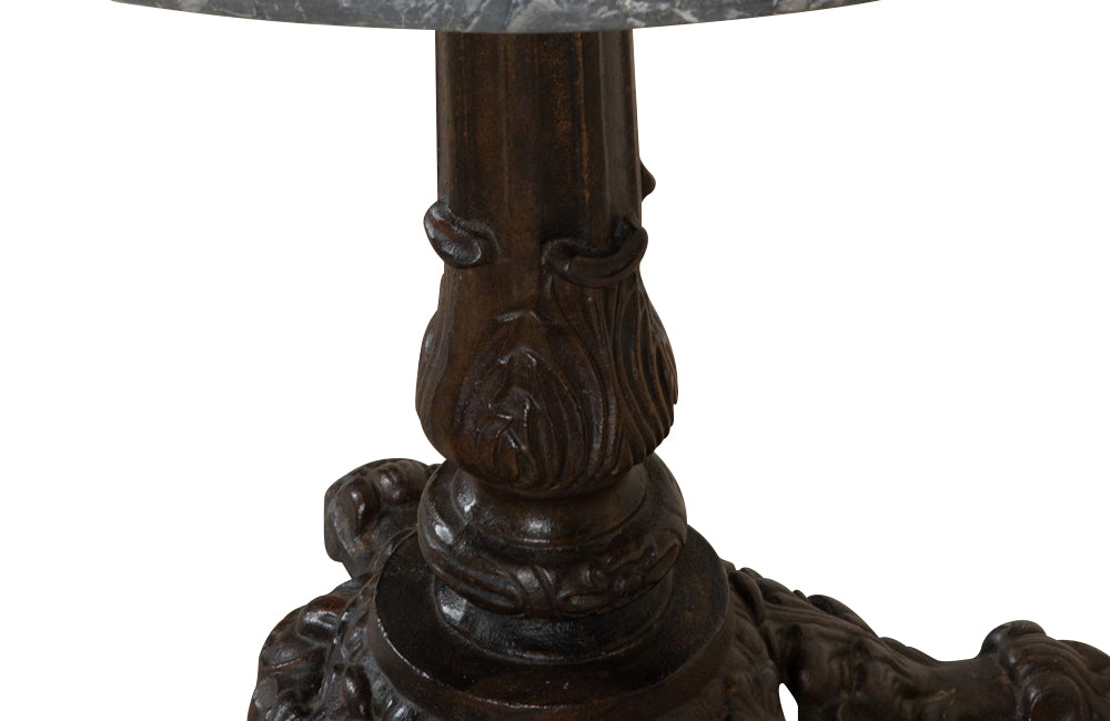 Antique table cast iron orangery centre table. French antique furniture