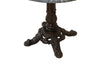 Antique table cast iron orangery centre table. French antique furniture