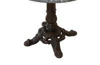 Antique table cast iron orangery centre table. French antique furniture