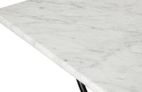 Elegant and long early 20th Century French iron base bistro table. 