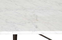 Elegant and long early 20th Century French iron base bistro table. 