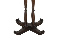 Unusual early 20th Century French oak round gueridon table.